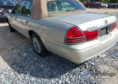 2004 Mercury Grand Marquis Gs from USA, damaged, VIN 2MEFM74WX4X625811